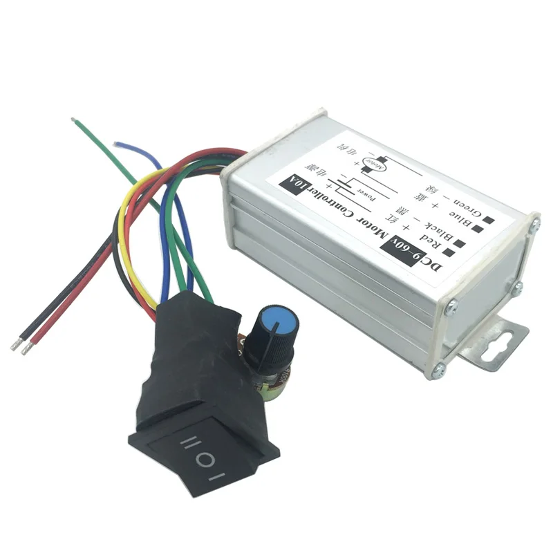 PWM 12V 24V 36V DC Motor Speed Controller 10A Pulse Drive Board With Forward Reverse And Adjust Speed Switch In Motor Controller
PWM 12V 24V 36V DC Motor Speed Controller 10A Pulse Drive Board With Forward Reverse And Adjust Speed Switch In Motor Controller
