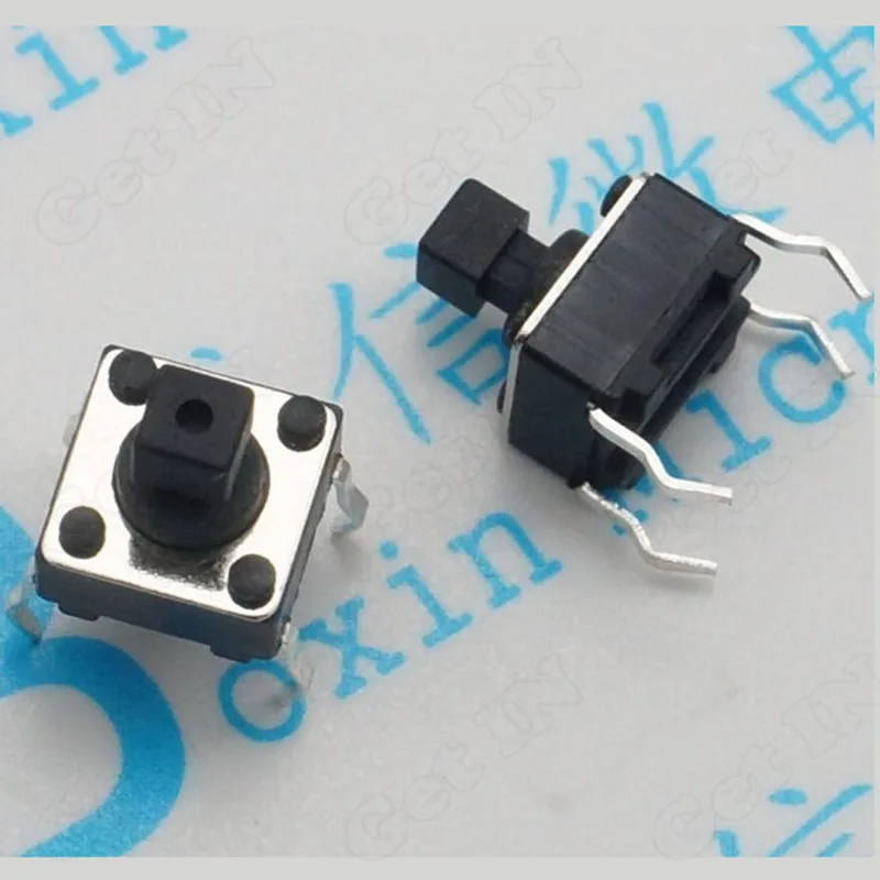 50pcs 6*6*7.3MM Square Head 4pins Vertical Type Tact 6x6x7.3 Micro Switches Push Buttons
50pcs 6*6*7.3MM Square Head 4pins Vertical Type Tact 6x6x7.3 Micro Switches Push Buttons