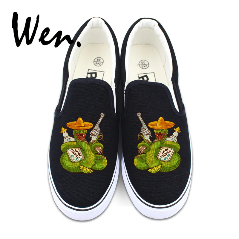 Wen Low Top Men Casual Shoes Revolver Tequila Mexican Snake Original Design Espadrilles Flat Canvas Slip on Platform Sneakers
Wen Low Top Men Casual Shoes Revolver Tequila Mexican Snake Original Design Espadrilles Flat Canvas Slip on Platform Sneakers
