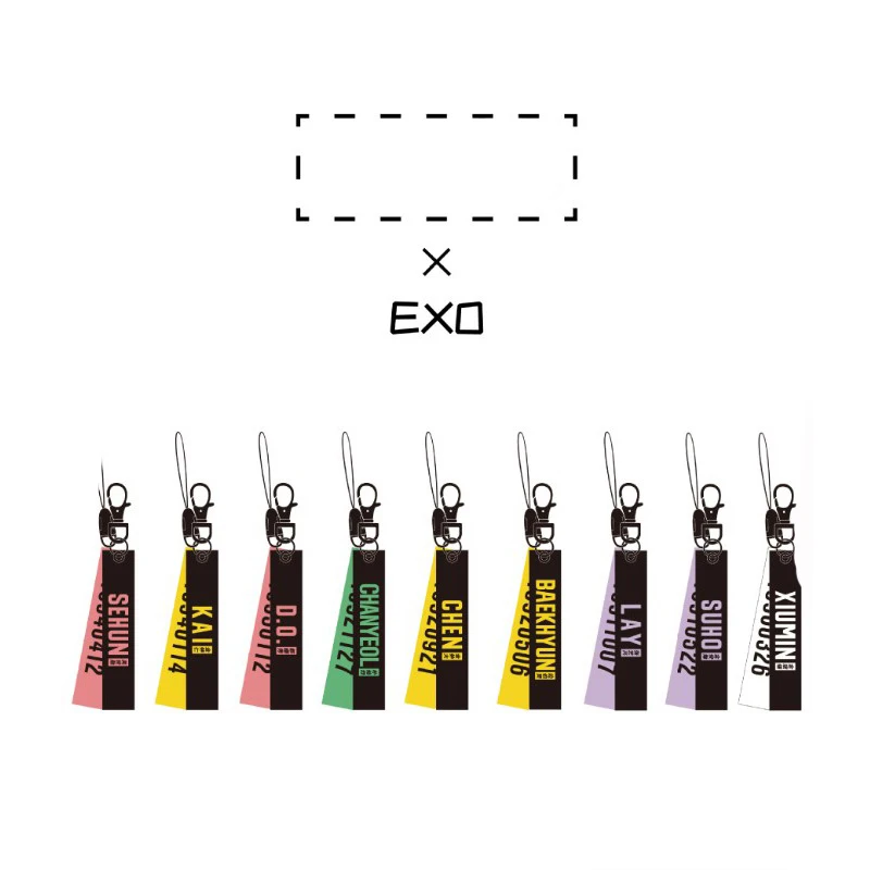 KPOP EXO Phone Rope Strap Charm Cords Lariat Clip Lanyards Keyring Accessory Bag Hat accessories
KPOP EXO Phone Rope Strap Charm Cords Lariat Clip Lanyards Keyring Accessory Bag Hat accessories