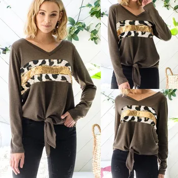Autumn New Womens Fashion Casual Pacthwork Long Length V-Neck Tops Shirt Blouse Wholesale Free Ship блузка женская Z4
Autumn New Womens Fashion Casual Pacthwork Long Length V-Neck Tops Shirt Blouse Wholesale Free Ship блузка женская Z4