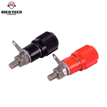 50pcs/25pairs Terminal Blocks 4mm Amplifier Terminal Connector Binding Post Banana Plug Jack Mount Black 5 Red 5
50pcs/25pairs Terminal Blocks 4mm Amplifier Terminal Connector Binding Post Banana Plug Jack Mount Black 5 Red 5
