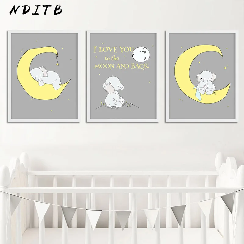 NDITB Kawaii Nursery Wall Art Canvas Painting Cartoon Elephant Posters and Prints Nordic Kids Decoration Pictures Bedroom Decor
NDITB Kawaii Nursery Wall Art Canvas Painting Cartoon Elephant Posters and Prints Nordic Kids Decoration Pictures Bedroom Decor