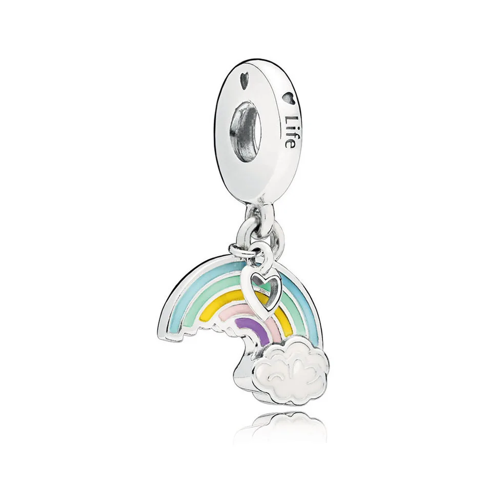 925 Sterling Silver DIY Jewelry Rainbow of Love Dangle Charm fit Pandora Bracelet Bangle Enamel
925 Sterling Silver DIY Jewelry Rainbow of Love Dangle Charm fit Pandora Bracelet Bangle Enamel