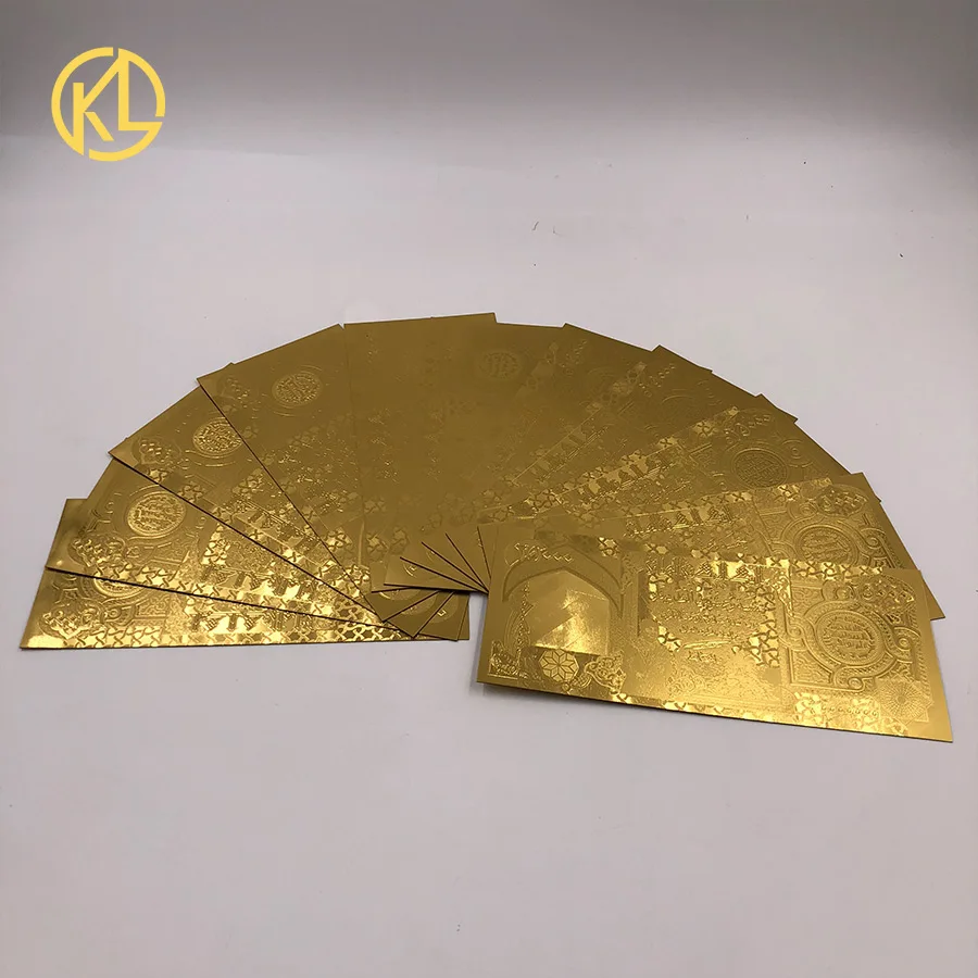 1000pcs/lot Iraq 25000 Dinar Plastic Golden Color Banknote with unique security label money collection and currency gifts
1000pcs/lot Iraq 25000 Dinar Plastic Golden Color Banknote with unique security label money collection and currency gifts
