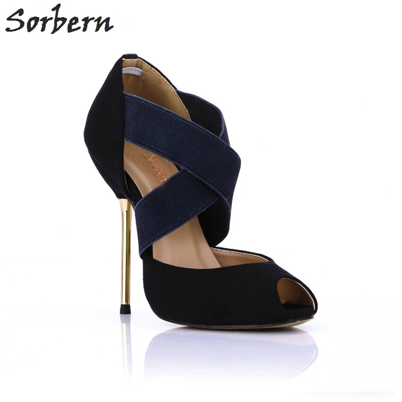 Sorbern 12.4cm Gold Metal Heels Women Sandals Shoes Peep Toe Womens Sandals Summer 2018 Real Image Ladies Sandals
Sorbern 12.4cm Gold Metal Heels Women Sandals Shoes Peep Toe Womens Sandals Summer 2018 Real Image Ladies Sandals