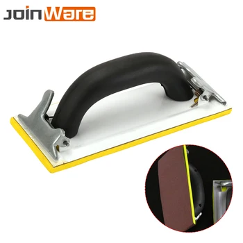 190*90mm Handheld Sandpaper Belt Sander Devil Sand Paper Cloth Racks Belt Grinder Clip Yellow Sponge Bottom Polishing Pad
190*90mm Handheld Sandpaper Belt Sander Devil Sand Paper Cloth Racks Belt Grinder Clip Yellow Sponge Bottom Polishing Pad