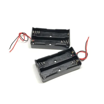 80pcs/lot MasterFire Universal Plastic Battery Storage Box Case Cover for 2 x 18650 Batteries Box Holder Black With Wire Leads 
80pcs/lot MasterFire Universal Plastic Battery Storage Box Case Cover for 2 x 18650 Batteries Box Holder Black With Wire Leads