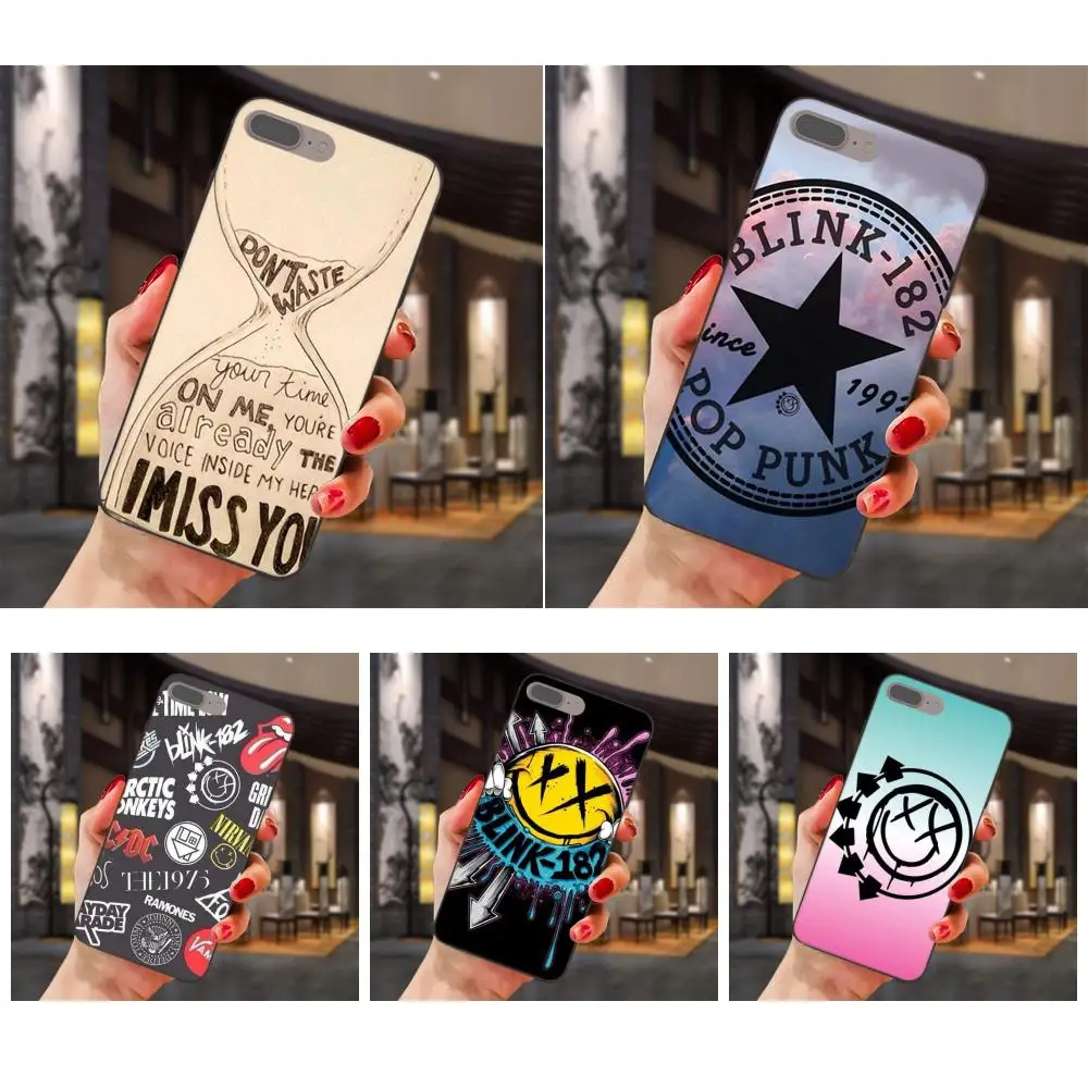 Blink 182 Smiley Face Punk Rock Band Logo For Apple iPhone 4 4S 5 5S SE 6 6S 7 8 Plus X XS Max XR Soft TPU Coque Case Capa
Blink 182 Smiley Face Punk Rock Band Logo For Apple iPhone 4 4S 5 5S SE 6 6S 7 8 Plus X XS Max XR Soft TPU Coque Case Capa