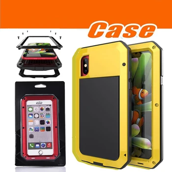 10pcs Armor Metal Defender Case For iPhone XS Max XR X 8 7 6S Plus Aluminum Silicone+PC Heavy Duty Shockproof Protection Cover
10pcs Armor Metal Defender Case For iPhone XS Max XR X 8 7 6S Plus Aluminum Silicone+PC Heavy Duty Shockproof Protection Cover