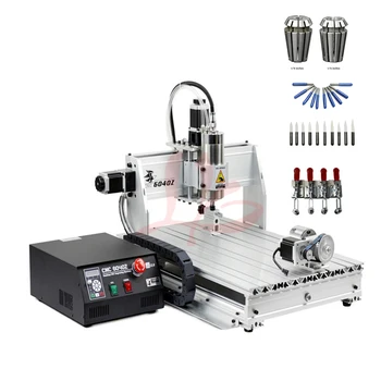 LY 2200W spindle 4 axis cnc router 6040 wood cnc machine with USB port and limit switch
LY 2200W spindle 4 axis cnc router 6040 wood cnc machine with USB port and limit switch