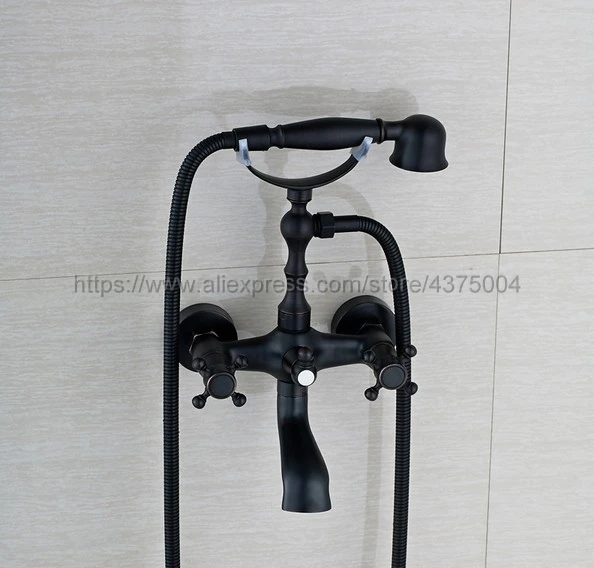 Bathtub Faucets Oil Rubbed Bronze Shower Faucets Dual Handle Wall Mounted Bath And Shower Faucet With Handheld Showers Ntf021
Bathtub Faucets Oil Rubbed Bronze Shower Faucets Dual Handle Wall Mounted Bath And Shower Faucet With Handheld Showers Ntf021