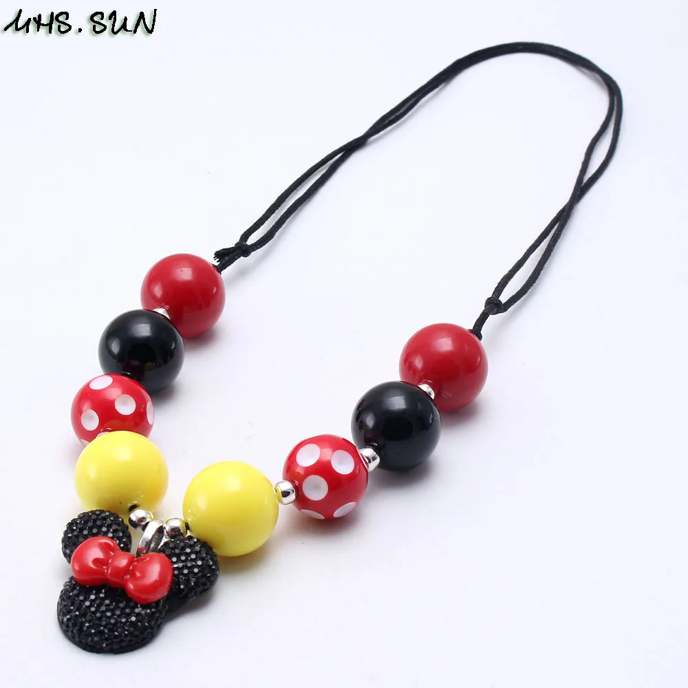 MHS.SUN Fashion Cartoon Pendant Baby Girls Beads Adjustable Rope Necklace Kids Chunky Beaded Necklace for Child Chunky Jewelry
MHS.SUN Fashion Cartoon Pendant Baby Girls Beads Adjustable Rope Necklace Kids Chunky Beaded Necklace for Child Chunky Jewelry