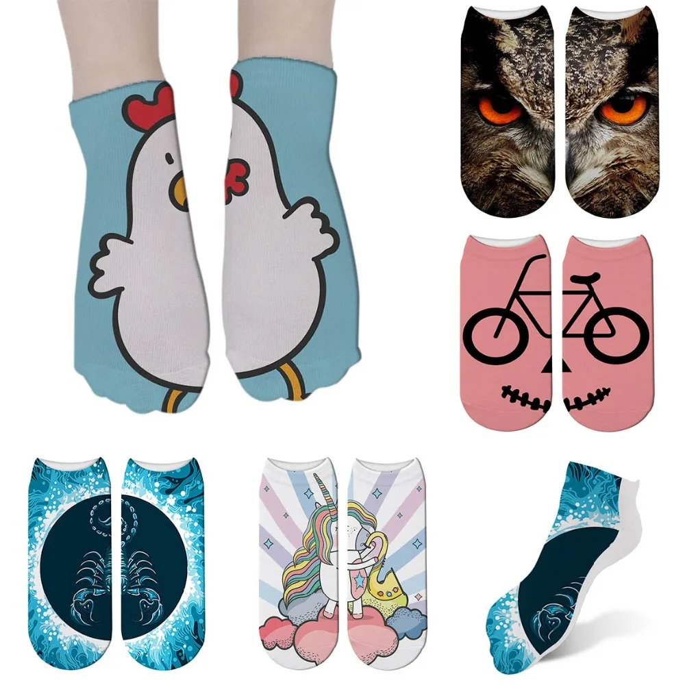 Harajuku Funny 3D Print kawaii Sock Women Kawaii Cute Casual Popular Ankle Socks Art Socks Fashion Meias Calcetines 5ZJQ-ZAS01
Harajuku Funny 3D Print kawaii Sock Women Kawaii Cute Casual Popular Ankle Socks Art Socks Fashion Meias Calcetines 5ZJQ-ZAS01
