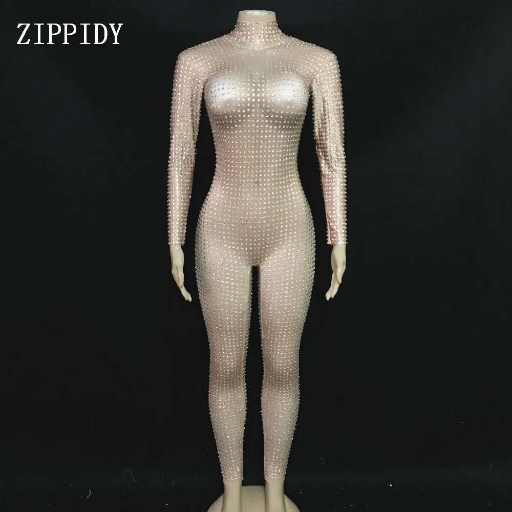 2 Style Flashing Silver Rhinestones Jumpsuit Women's Birthday Celebrate Luxury Outfit Nightclub Women Singer Dance Outfit Romper
2 Style Flashing Silver Rhinestones Jumpsuit Women's Birthday Celebrate Luxury Outfit Nightclub Women Singer Dance Outfit Romper