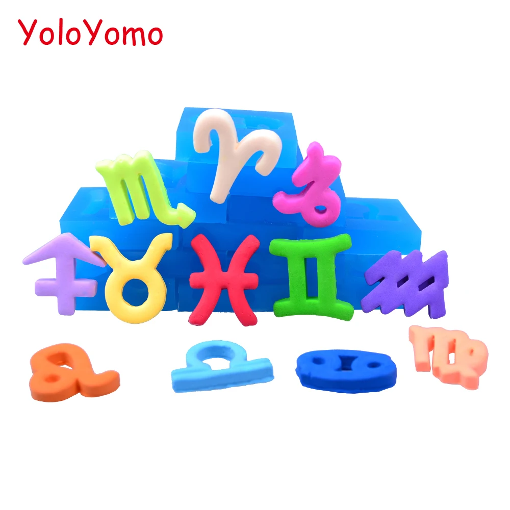 P506YL-P517YL 1 SET 12PCS 12 of Constellations Silicone Mold - Twelve Signs, The Stars of the Zodiac, Signs of the Zodiac Mold
P506YL-P517YL 1 SET 12PCS 12 of Constellations Silicone Mold - Twelve Signs, The Stars of the Zodiac, Signs of the Zodiac Mold