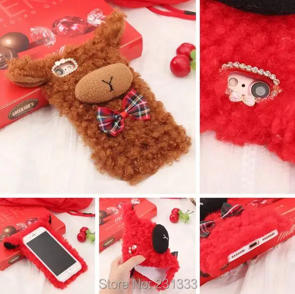 Sheep Ear Hair Fur Diamond Soft TPU Case For Iphone 7 Plus I7 6 6S SE 5S Samsung Galaxy S7 EDGE S8 Cartoon Bear Cover Skin 1pcs
Sheep Ear Hair Fur Diamond Soft TPU Case For Iphone 7 Plus I7 6 6S SE 5S Samsung Galaxy S7 EDGE S8 Cartoon Bear Cover Skin 1pcs