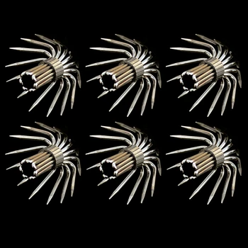Squid Jig Fishing Hooks 10pcs/lot Stainless Steel Umbrella Needle Hooks For Wood Shrimp Size 2.0# 2.5# 3.0# 3.5# 4.0#
Squid Jig Fishing Hooks 10pcs/lot Stainless Steel Umbrella Needle Hooks For Wood Shrimp Size 2.0# 2.5# 3.0# 3.5# 4.0#