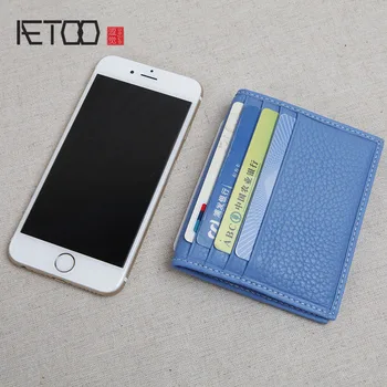 AETOO Leather ultra-thin small card bag, women's leather do card card bag, document bit simple mini small wallet
AETOO Leather ultra-thin small card bag, women's leather do card card bag, document bit simple mini small wallet