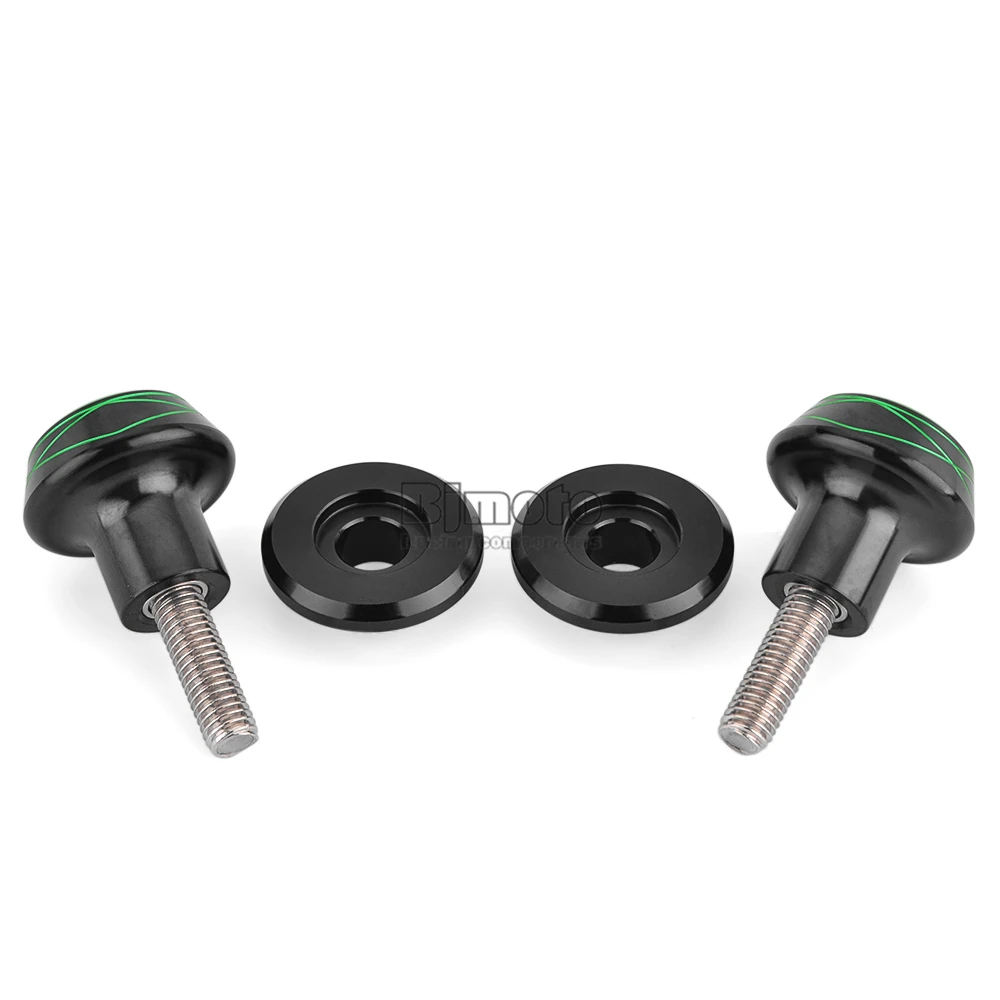Universal CNC Aluminum Motorcycle Swingarm Sliders (4)