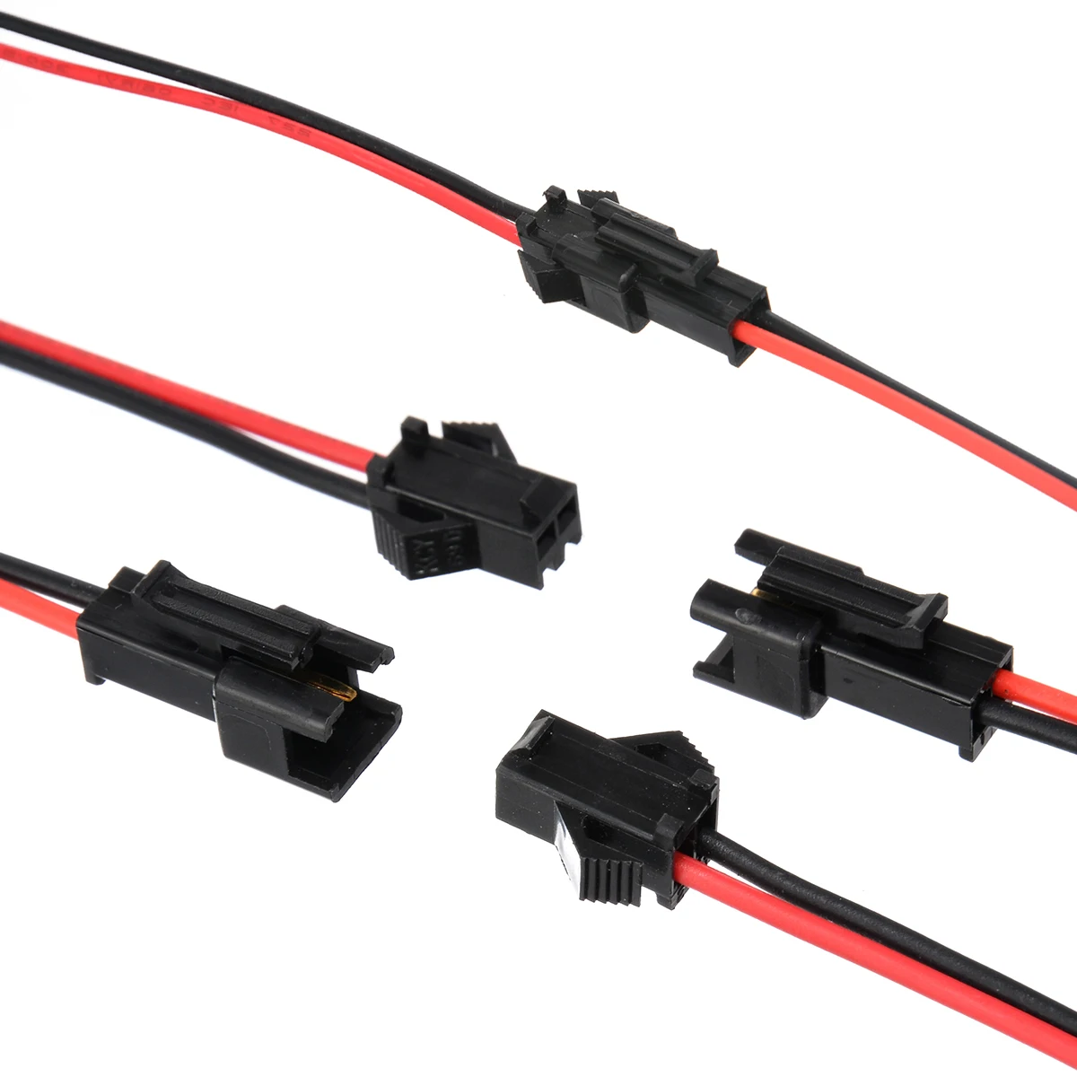 5 Pairs 2-Pin SM Plug Connector Cable Wire Male + Female 5 Of Each Connector 100mm Cable Length Mayitr DIY Electrical Wires
5 Pairs 2-Pin SM Plug Connector Cable Wire Male + Female 5 Of Each Connector 100mm Cable Length Mayitr DIY Electrical Wires