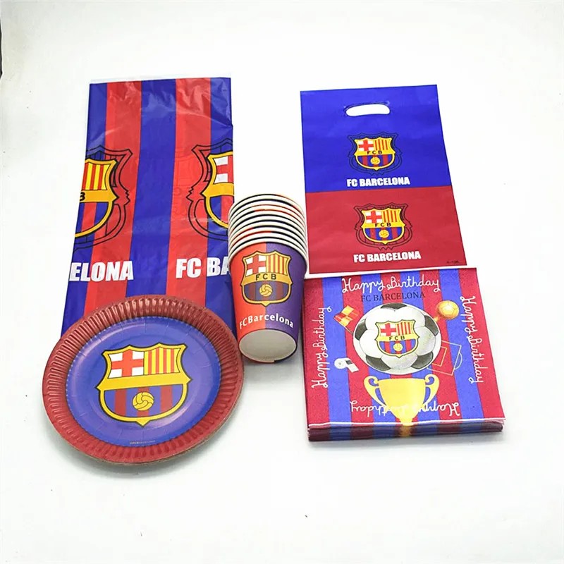 for 10/20 peoples cartoon football barcelona disposable tableware supplies set tablecloth cups plates napkins gift bags
for 10/20 peoples cartoon football barcelona disposable tableware supplies set tablecloth cups plates napkins gift bags