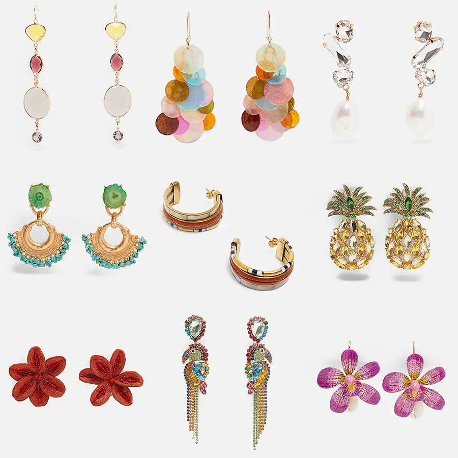 Dvacaman ZA 2019 Earrings for Women Stone Crystal Fruit Flower Dangle Drop Earrings Wedding Party Statement Pearl Jewelry Bijoux
Dvacaman ZA 2019 Earrings for Women Stone Crystal Fruit Flower Dangle Drop Earrings Wedding Party Statement Pearl Jewelry Bijoux