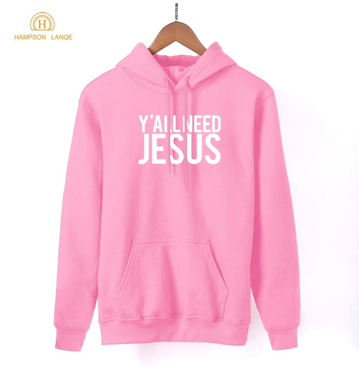 Христианские толстовки с капюшоном HAMPSON LANQE Super Jesus для женщин 2020 демисезонные