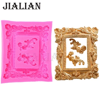 Fine big Retro Mirror Frame chocolate Party cake decorating tools DIY baking fondant silicone mold Kitchenware Bakeware T0424
Fine big Retro Mirror Frame chocolate Party cake decorating tools DIY baking fondant silicone mold Kitchenware Bakeware T0424