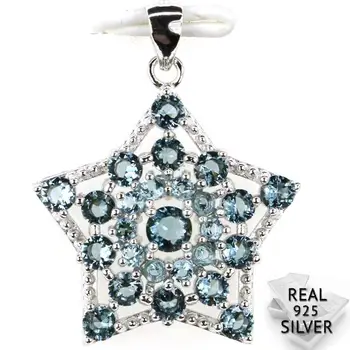 Guaranteed Real 925 Solid Sterling Silver 2.7g 2018 New Designed Star Shape London Blue Topaz CZ Ladies Pendant 30x23mm
Guaranteed Real 925 Solid Sterling Silver 2.7g 2018 New Designed Star Shape London Blue Topaz CZ Ladies Pendant 30x23mm