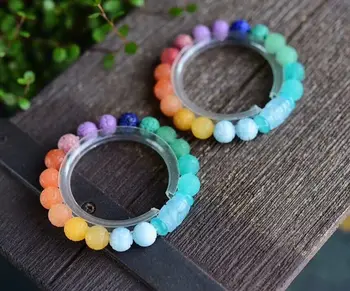 Natural Different Mixed Stone Colorful Rainbow Aquamarine Agate Amazonite Malachite Lapis Beads Bracelet 10mm AAAAA Certificate
Natural Different Mixed Stone Colorful Rainbow Aquamarine Agate Amazonite Malachite Lapis Beads Bracelet 10mm AAAAA Certificate