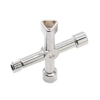 4 in 1 Universal Key Wrench Train Electrical Cupboard Box Elevator Cabinet Switch Triangle Wrench Key
4 in 1 Universal Key Wrench Train Electrical Cupboard Box Elevator Cabinet Switch Triangle Wrench Key
