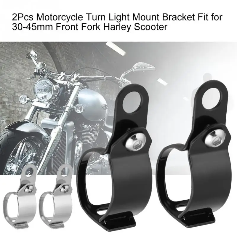 2Pcs Motorcycle Turn Signal Mount Bracket Relocation Mount Fork Clamps Holder for 30-45mm Front Fork Harley Scooter
2Pcs Motorcycle Turn Signal Mount Bracket Relocation Mount Fork Clamps Holder for 30-45mm Front Fork Harley Scooter