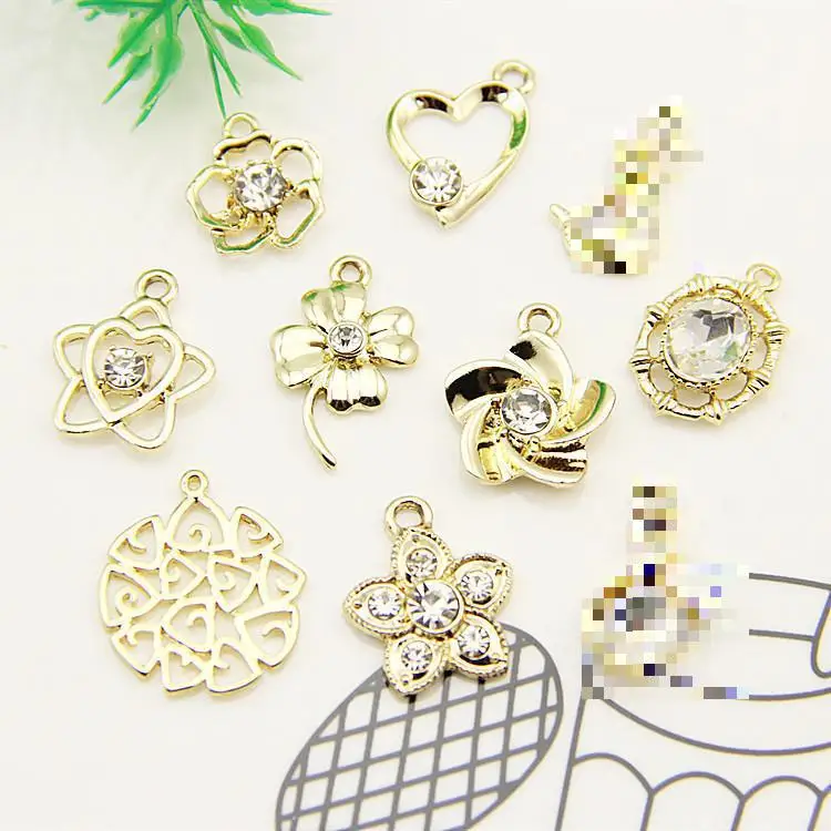 10 Pcs Rhinestone Flower Metal Charms For Jewelry Making Earrings Necklaces Pendants Accessories Diy Handmade Materials
10 Pcs Rhinestone Flower Metal Charms For Jewelry Making Earrings Necklaces Pendants Accessories Diy Handmade Materials