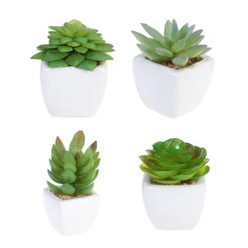 Set of 4, Assorted Artificial Succulent Plants in Ceramic Pot, Succulent Plant Pot Artificial Plants Potted Decorative
Set of 4, Assorted Artificial Succulent Plants in Ceramic Pot, Succulent Plant Pot Artificial Plants Potted Decorative