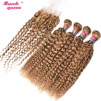 Peruvian Hair Bundles With Closure #27 Honey Blonde Color Curly Hair Weaving 4 Bundles with Closure 100% Human Hair Extensions
Peruvian Hair Bundles With Closure #27 Honey Blonde Color Curly Hair Weaving 4 Bundles with Closure 100% Human Hair Extensions