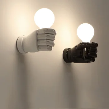 Resin fist art wall lamp retro loft restaurant bar club cafe lamp pub office balcony aisle corridor bedside light bra sconce
Resin fist art wall lamp retro loft restaurant bar club cafe lamp pub office balcony aisle corridor bedside light bra sconce