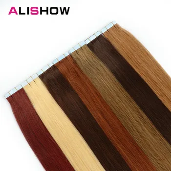 Alishow Tape In Human Hair Extensions Double Drawn Remy Tape In Natural Straight Hair On Adhesives 20pcs /set Invisible Hair
Alishow Tape In Human Hair Extensions Double Drawn Remy Tape In Natural Straight Hair On Adhesives 20pcs /set Invisible Hair