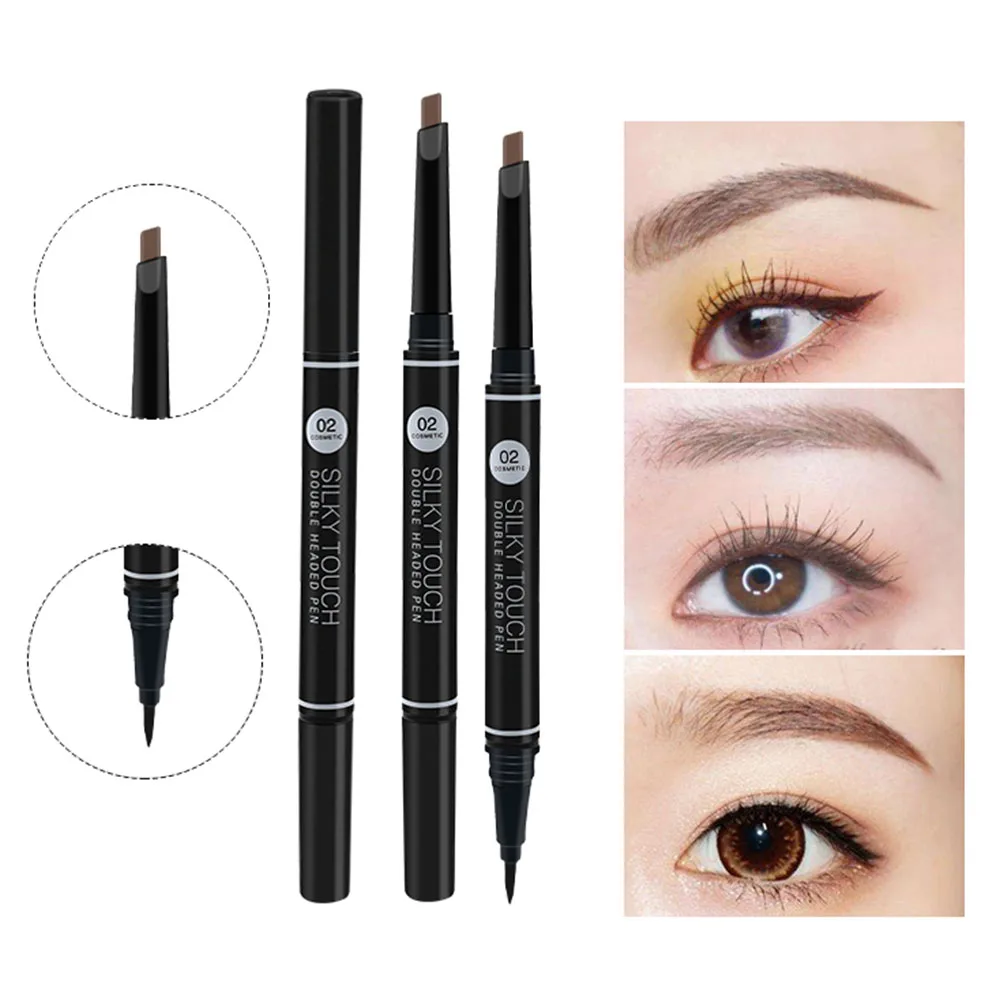 Double Head Liquid Eyebrow Pen Waterproof Tattoo Durable Eye Brow Pencil Makeup Tools Eyebrow Pencil Eye Liner Pen
Double Head Liquid Eyebrow Pen Waterproof Tattoo Durable Eye Brow Pencil Makeup Tools Eyebrow Pencil Eye Liner Pen