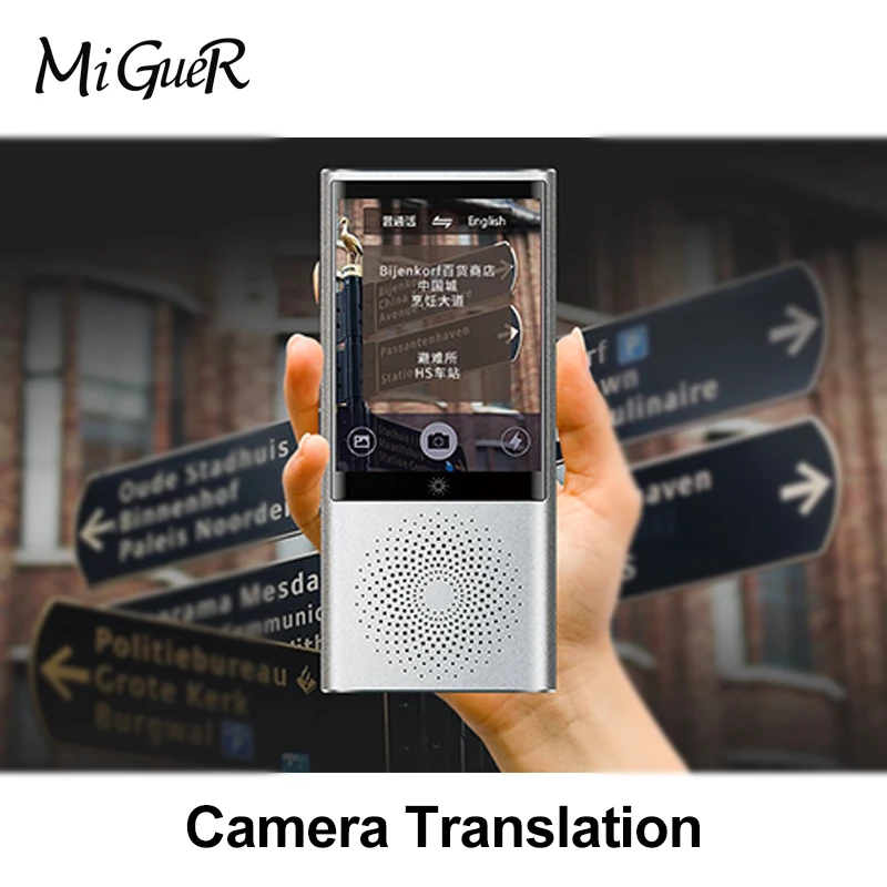 Boeleo W1 AI Voice Photo Instant Translator 4G wifi 8 Гб памяти 2 "экран 2080 мАч 77 языков путешествия