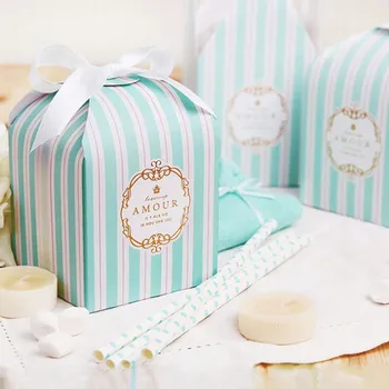 DIY 50pcs/100pcs 10.5x8x8cm amour Tiffany blue and white striped gift boxes wholesale bakery cookies packaging cartons candy box
DIY 50pcs/100pcs 10.5x8x8cm amour Tiffany blue and white striped gift boxes wholesale bakery cookies packaging cartons candy box