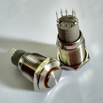 10 Pieces angel eye 16mm Orange 6V,12V,24V,110V,230V Ring LED Stainless steel self locking 1no1nc Metal vamdai Switch Car Dash
10 Pieces angel eye 16mm Orange 6V,12V,24V,110V,230V Ring LED Stainless steel self locking 1no1nc Metal vamdai Switch Car Dash