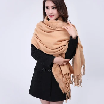 High Quality Camel New Women's 100% Wool Shawl Cashmere Rabbit Fur Pashmina Classic Shawls Scarfs Dropshipping 180x70cm 112305
High Quality Camel New Women's 100% Wool Shawl Cashmere Rabbit Fur Pashmina Classic Shawls Scarfs Dropshipping 180x70cm 112305