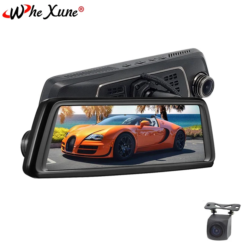 WHEXUNE Car DVR 4G Android 5.1 Mirror 10"Full Touch IPS GPS HD 1080P Dual lens vehicle rearview mirror camera ADAS WIFI dash cam
WHEXUNE Car DVR 4G Android 5.1 Mirror 10"Full Touch IPS GPS HD 1080P Dual lens vehicle rearview mirror camera ADAS WIFI dash cam