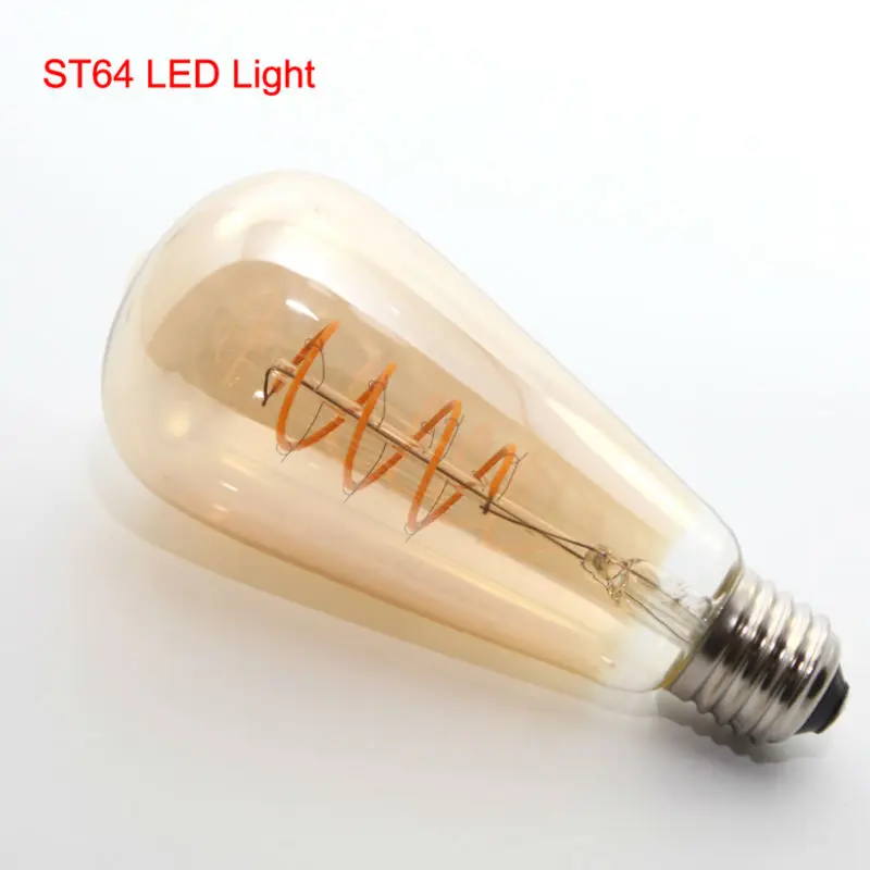 Edison Amber Vintage Lamp Bulb New Design Soft LED Filament 4W E27 Commercial Light Bulb Night Lamp T45 A19 G80 G95 G125 ST64
Edison Amber Vintage Lamp Bulb New Design Soft LED Filament 4W E27 Commercial Light Bulb Night Lamp T45 A19 G80 G95 G125 ST64