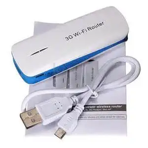 3 in1 Mini 150Mbps 3G WIFI Mobile Wireless Router Hotspot + 1800mAh Power bank / Backup Power
3 in1 Mini 150Mbps 3G WIFI Mobile Wireless Router Hotspot + 1800mAh Power bank / Backup Power