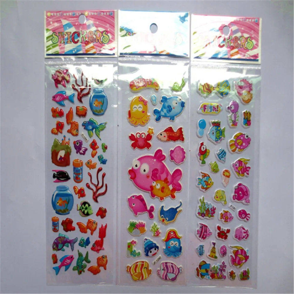 5 Sheets/set Sea Fishes stickers Kawaii Emoji Reward Kids Toys Love Heart Marine life Animals Scrapbooking Bubble Puffy Stickers
5 Sheets/set Sea Fishes stickers Kawaii Emoji Reward Kids Toys Love Heart Marine life Animals Scrapbooking Bubble Puffy Stickers