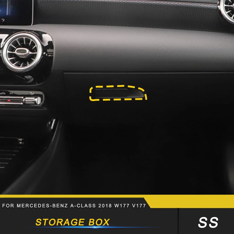 Auto Car Storage Box Trim Sticker Cover Accessories for Mercedes-Benz A-Class 2018 W177 V177
Auto Car Storage Box Trim Sticker Cover Accessories for Mercedes-Benz A-Class 2018 W177 V177