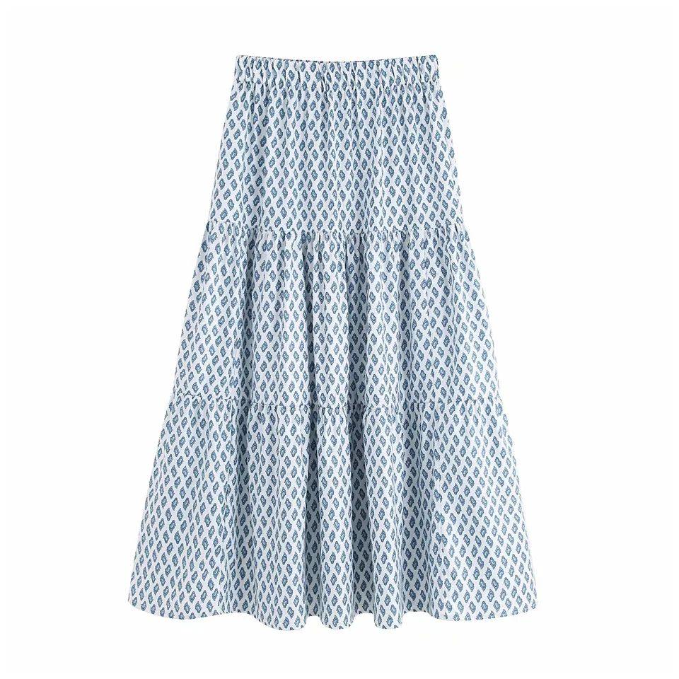 Bohemian Women 2019 Summer Fashion Skirts Elastic waist Floral Print Female Elegant Chiffon Long Skirts
Bohemian Women 2019 Summer Fashion Skirts Elastic waist Floral Print Female Elegant Chiffon Long Skirts
