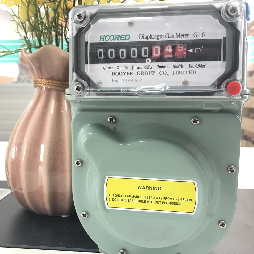 G1.6 в алюминиевом корпусе для дома AC50Hz Natural мембранный газовый счетчик|Газовые